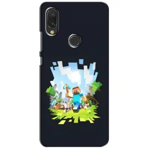 Чехол Майнкрафт на Xiaomi Redmi 7 (AlphaPrint) Minecraft (персонажи Minecraft)