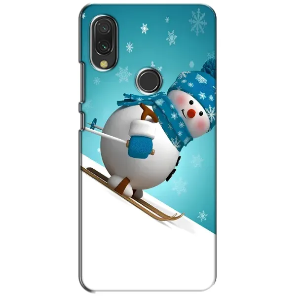 Чехол с принтом «Снеговик на лыжах» для Xiaomi Redmi 7 Чехол с принтом «Снеговик на лыжах» для Xiaomi Redmi 7