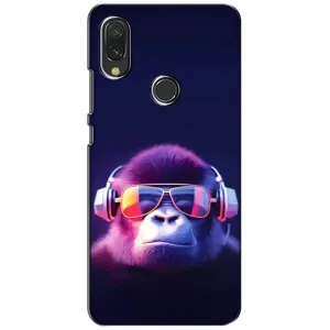 Чехол с Обезьянами Xiaomi Redmi 7 - (AlphaPrint) (Стильная обезьяна)