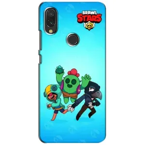 Чехлы Brawl Stars для Xiaomi Redmi 7 (AlphaPrint) (Трио героев)