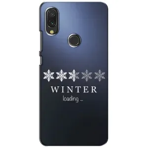 Зимние Чехлы для Редми 7 - прозрачный фон (Winter loading)