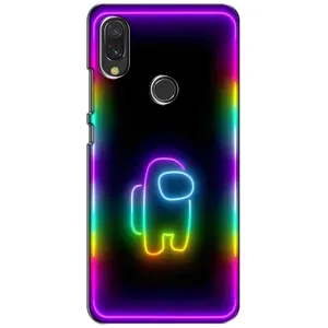 Чохли Амонг Ас для Xiaomi Redmi 7 (AlphaPrint) (Яскравий скін)