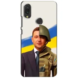 Чехол для Xiaomi Redmi 7 (AlphaPrint - с принтом Зеленского) (Зеленский солдат)