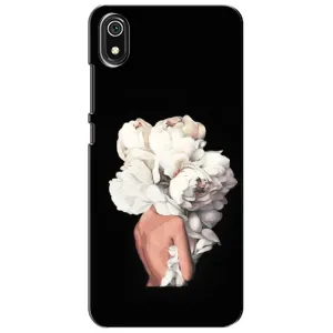 Чехлы (ART) Цветы на Xiaomi Redmi 7A (VPrint) (Білі квіти)