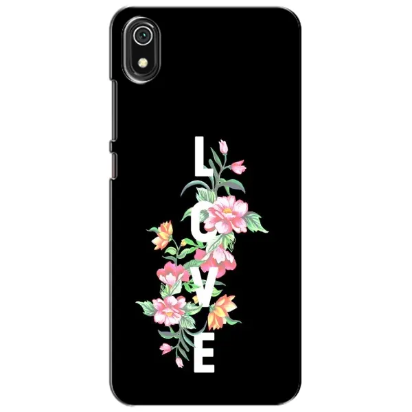 Чехол с принтом «Цветы LOVE» для Xiaomi Redmi 7A