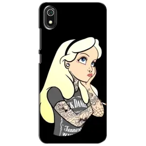 Чехол с печатью для Xiaomi Redmi 7A - (Мода) (AlphaPrint) (Девочка в тату)