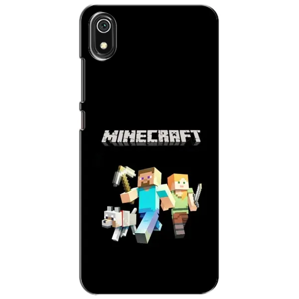 Чехол с принтом «герои Minecraft» для Xiaomi Redmi 7A