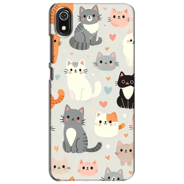 Чохол з принтом «Колаж котів» для Xiaomi Redmi 7A