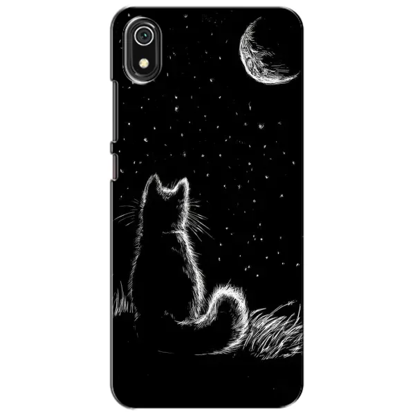 Чехол с принтом «Котик и луна» для Xiaomi Redmi 7A Чехол с принтом «Котик и луна» для Xiaomi Redmi 7A