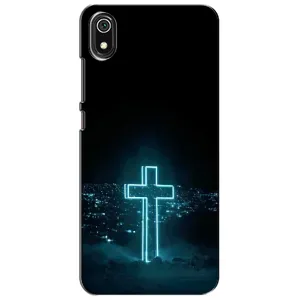 Християнські Чохли для Xiaomi Redmi 7A (AlphaPrint) (Хрест і місто)