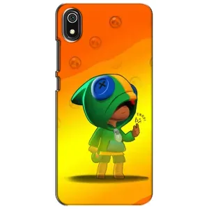 Чехол для Xiaomi Redmi 7A Бравл Старс (VPrint) (Мальчик Леон)