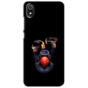 Чехол с Обезьянами Xiaomi Redmi 7A - (AlphaPrint) (Три обезьяны)