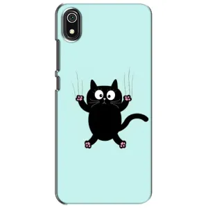 Чехол с принтом для Xiaomi Redmi 7A (AlphaPrint) Модные коты (Падающий кот)