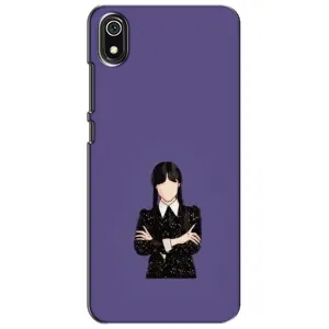 Чехлы Венсдей на Xiaomi Redmi 7A Уэнсдей (AlphaPrint) (Уэнздей в черном)