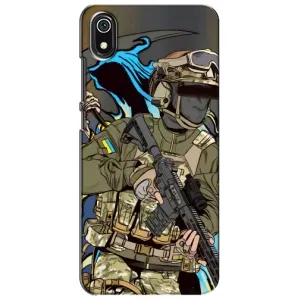 Чехлы с картинкой ЗСУ для Xiaomi Redmi 7A (AlphaPrint) (Воин ВСУ)