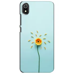 Чохли з квітами для Xiaomi Redmi 7A (VPrint) (Жовта квітка)