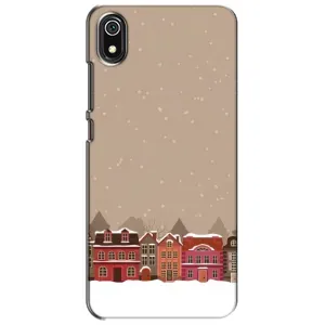 Новогодние, Праздничные Чехлы для Xiaomi Redmi 7A - 2024 год (Зимний город)