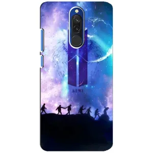 Чехлы BTS для Xiaomi Redmi 8 (AlphaPrint) (Army BTS)
