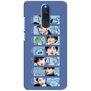 Чехлы BTS для Xiaomi Redmi 8 (AlphaPrint) (Bangtan)