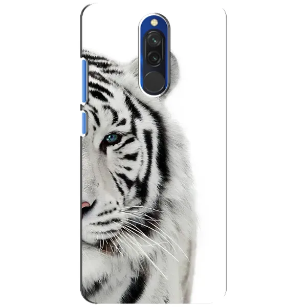 Чохол з принтом «Білий Тигр» для Xiaomi Redmi 8