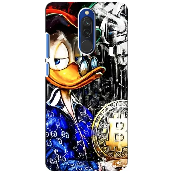 Чехол с принтом «Биткойн Скрудж» для Xiaomi Redmi 8