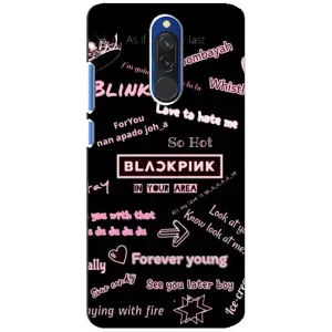 Чехол с музыкальной группой для Xiaomi Redmi 8 (BLACKPINK)