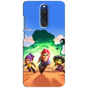 Чехол для Xiaomi Redmi 8 Бравл Старс (VPrint) (Бравел Старс)