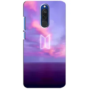 Чехлы BTS для Xiaomi Redmi 8 (AlphaPrint) (BTS логотип)