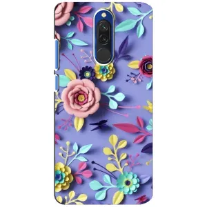 Чохли з квітами для Xiaomi Redmi 8 (VPrint) (Дизайн квітів)