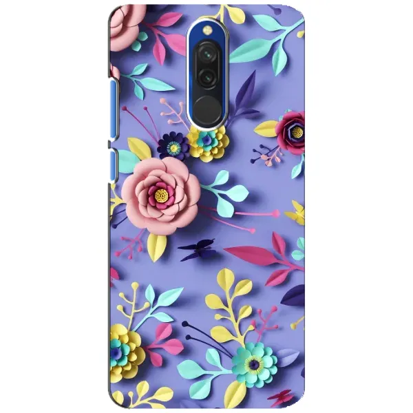Чехол с принтом «Цветочный дизайн» для Xiaomi Redmi 8 Чехол с принтом «Цветочный дизайн» для Xiaomi Redmi 8