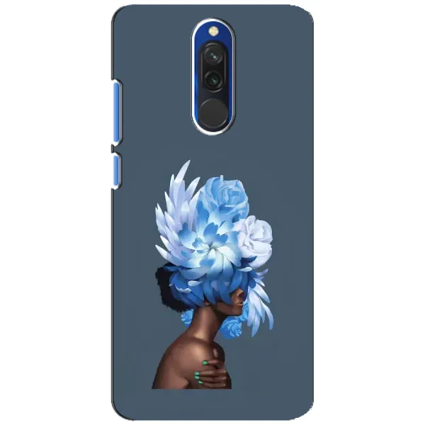 Чехол с принтом «Цветы на голове» для Xiaomi Redmi 8