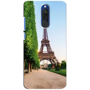 Чехол Эйфелева Башня для Xiaomi Redmi 8 - (AlphaPrint) (Дорога в Париж)