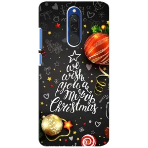Рождественские Чехлы для Xiaomi Redmi 8 (VPrint) (Елочка)