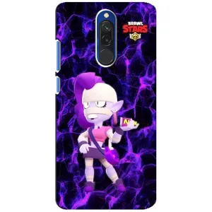Чехлы Brawl Stars для Xiaomi Redmi 8 (AlphaPrint) (Эмз Бравл Старс)