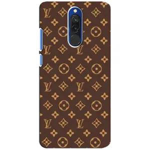Чехлы Луи Витон для Xiaomi Redmi 8 (AlphaPrint - LOUIS VUITTON) (фон LOUIS VUITTON)