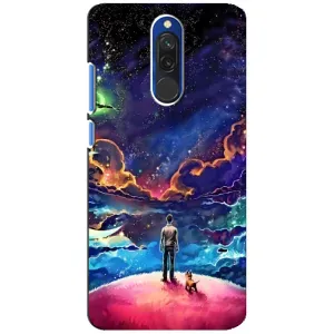 Космические Чехлы для Редми 8 (VPrint) (Галактический вид)