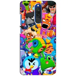 Чехол для Xiaomi Redmi 8 Бравл Старс (VPrint) (герои Бравл Старс)