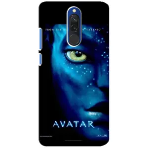 Чехлы с фильма АВАТАР для Xiaomi Redmi 8 (AlphaPrint) (глаз Аватара)