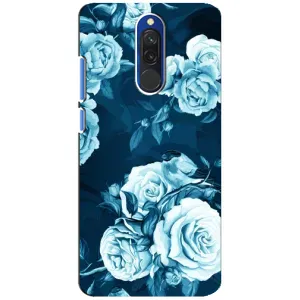 Чехлы (ART) Цветы на Xiaomi Redmi 8 (VPrint) (Блактині бутони)