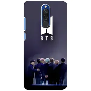 Чехлы BTS для Xiaomi Redmi 8 (AlphaPrint) (Группа BTS)