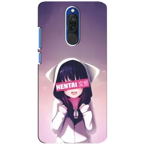 Чехлы Персонажи Аниме Наруто для Xiaomi Redmi 8 (AlphaPrint) (Hentai chan)