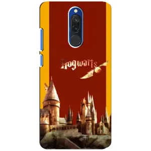 Чехлы с Гарри Поттером для Xiaomi Redmi 8 (AlphaPrint) (Hogwarts)