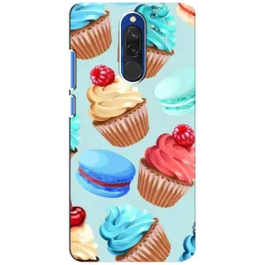 Чехлы с Фруктами для Xiaomi Redmi 8 (VPrint) (Кексики)