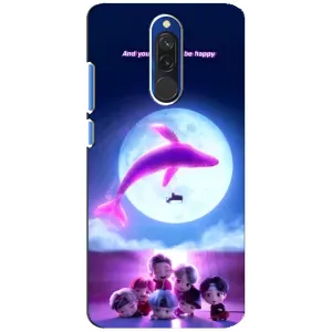 Чехлы BTS для Xiaomi Redmi 8 (AlphaPrint) (КИТ BTS)