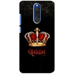 Чехол с Короной Редми 8 - (AlphaPrint) (Корона короля)