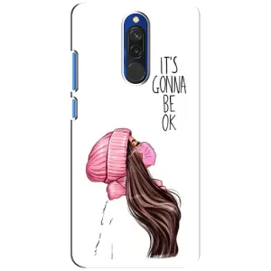 Чехол с печатью для Xiaomi Redmi 8 - (Мода) (AlphaPrint) (Коронавирус)