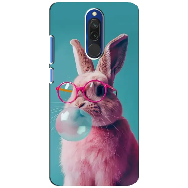 Чехол с принтом «Кролик в очках» для Xiaomi Redmi 8