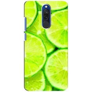 Чехлы с Фруктами для Xiaomi Redmi 8 (VPrint) (Лайм)