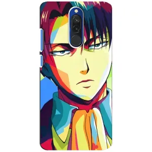 Чехлы Персонажи Аниме Наруто для Xiaomi Redmi 8 (AlphaPrint) (Леви Аккерман)