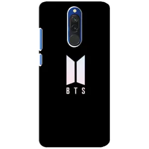 Чехлы BTS для Xiaomi Redmi 8 (AlphaPrint) (Лого BTS)